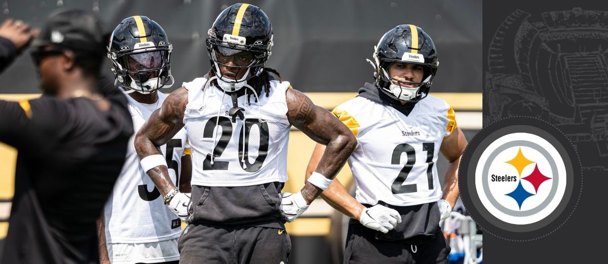 The 53-man roster's set taken in Pittsburgh (Steelers)